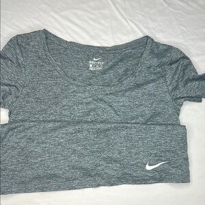 Nike Women's Gray Dri-FIT Top